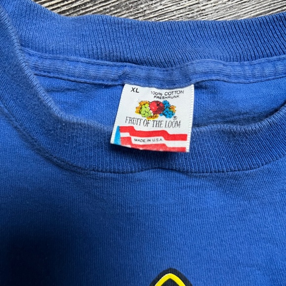 Vintage Universal Studios Florida Shirt Size XL Blue 90's Disney Cartoon KC - Picture 3 of 3